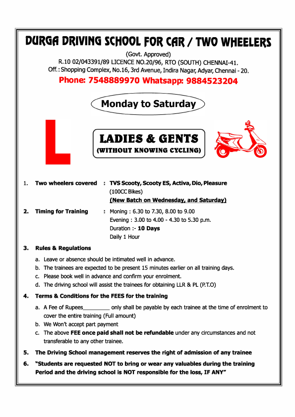 Two Wheeler Training