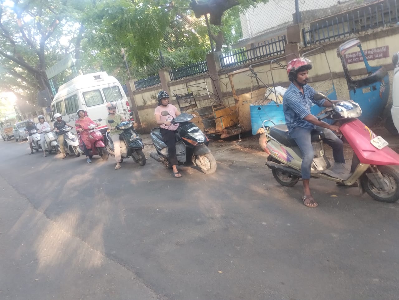 Two Wheeler Main Road Training