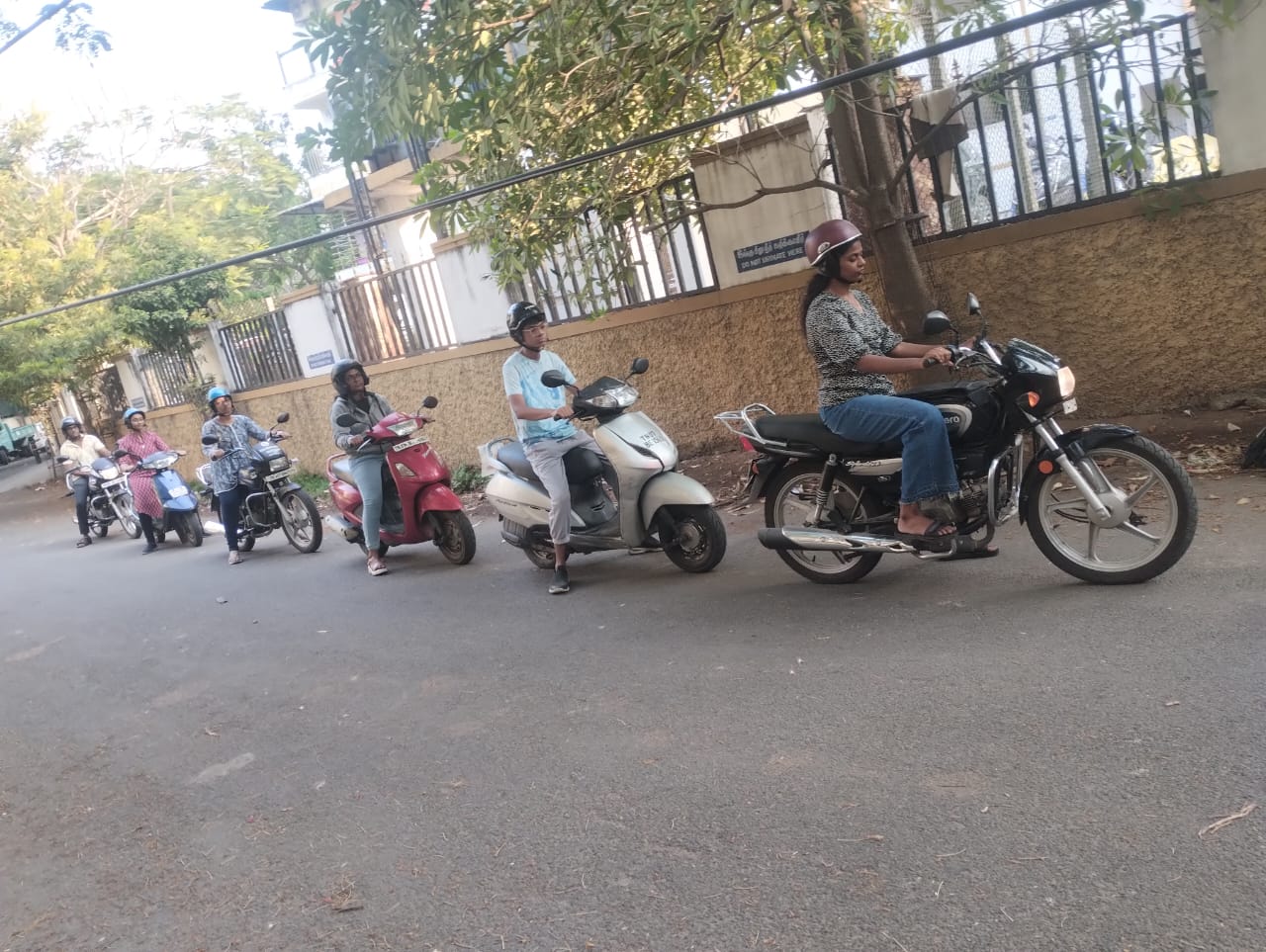 Two Wheeler Main Road Training